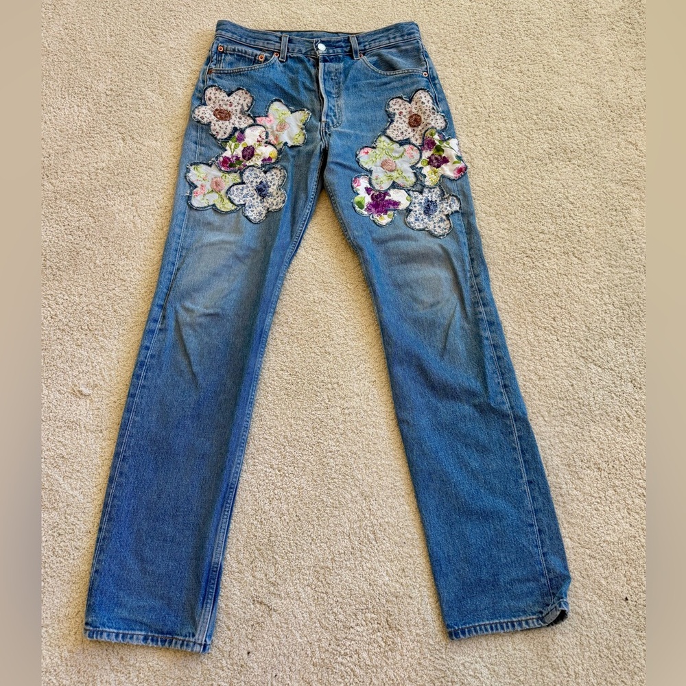 Levi’s Floral Embroidered Edie Jeans by Rialto Jean Project